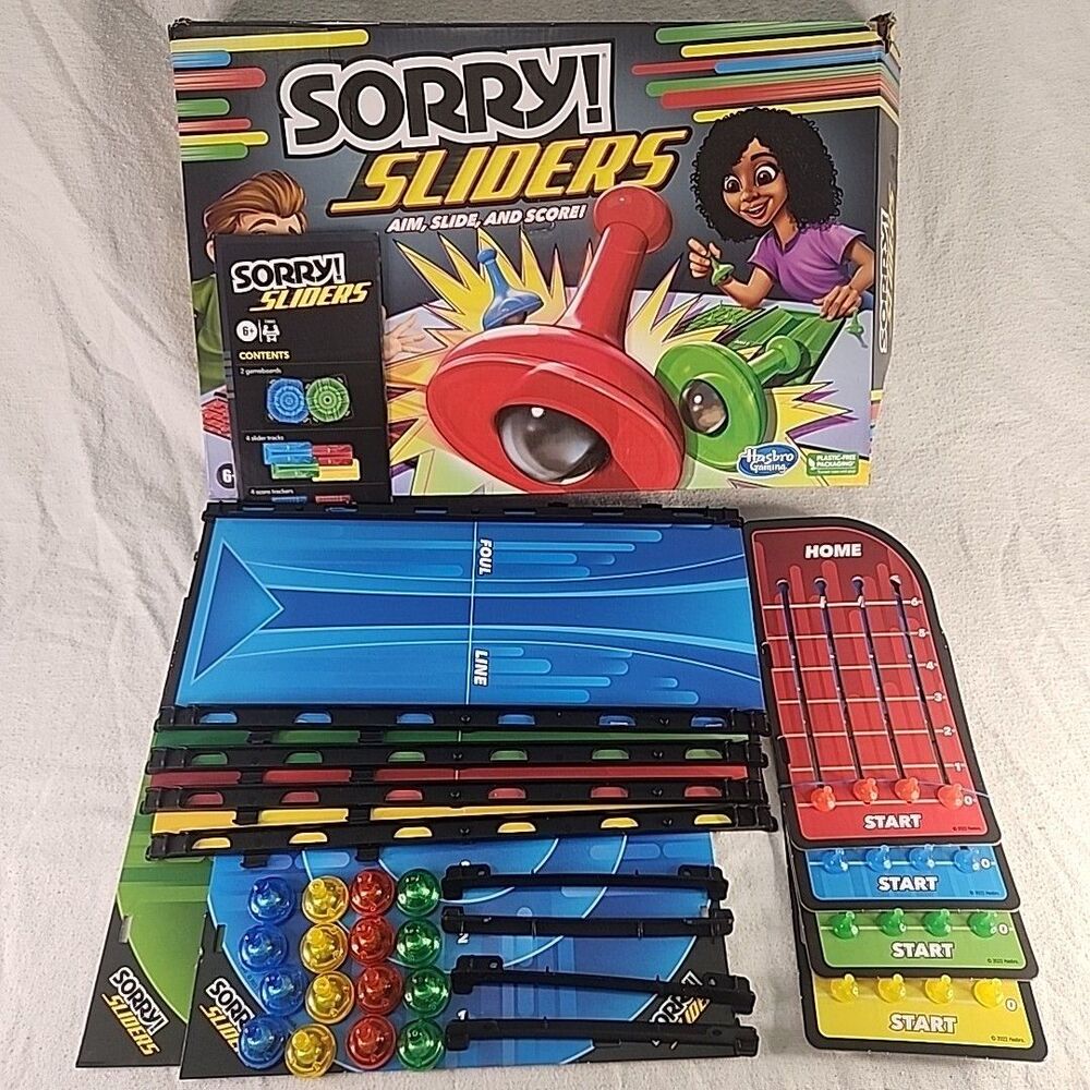Game Sorry! Sliders Board By Parker Brothers Fun Family Game Complete Good Shape